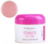 Розовый моделирующий УФ-гель Star Nail Starlite Pink, 28 г 