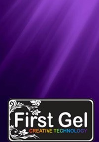First Gel фольга "глянцевая для литья фиолетовая", 150 см