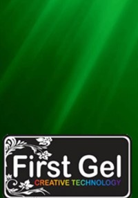 First Gel фольга "зеленая глянцевая", 150 см
