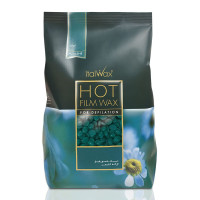 ItalWax Плівковий  віск для депиляции Азулен в гранулах (1кг)