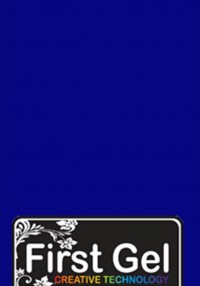 First Gel фольга "синяя матовая для кракелюра", 150 см 