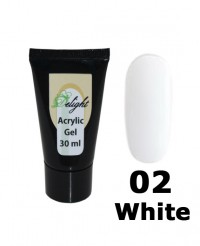 Полигель (акрил-гель) Acrylic Gel White # 02, 30 мл