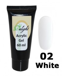 Полигель (акрил-гель) Acrylic Gel White # 02, 60 мл